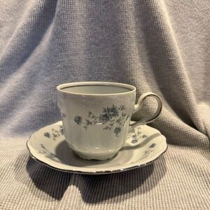 Haviland Blue and White Elegant Dining Mugs